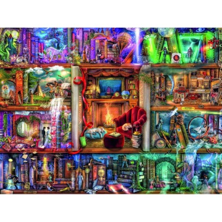 Puzzle Marea Biblioteca, 1500 Piese Ravensburger - 1